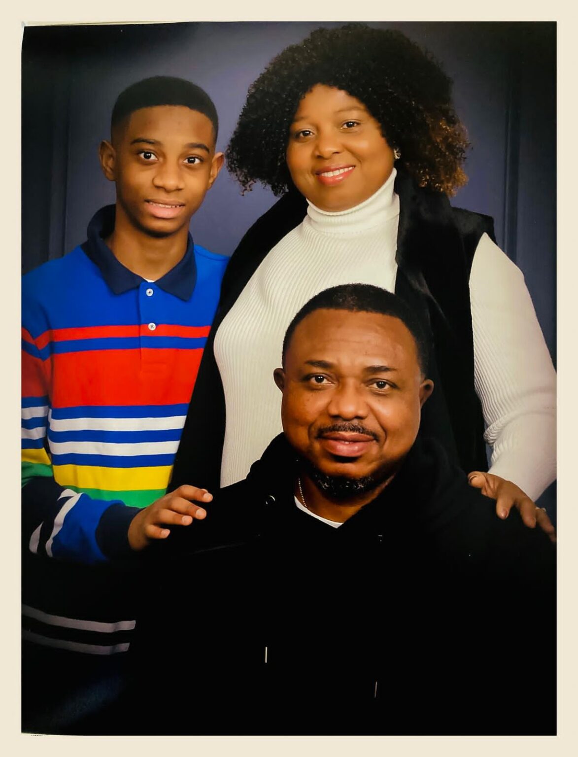 Max-Alalibo with His Wife Rose and Son